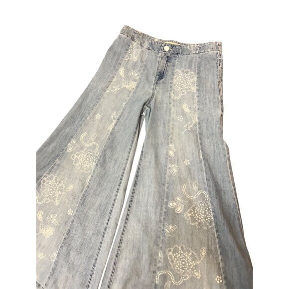 Free People Luna Extreme Flare Jeans Size 27 $168 MSRP - Picture 4 of 8